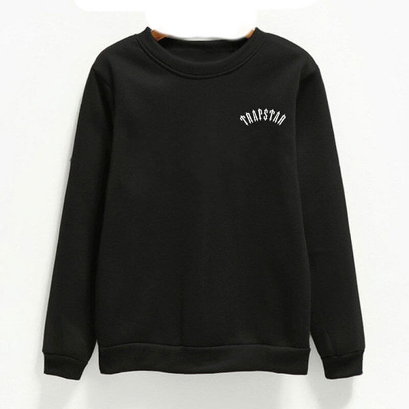 Trapstar Logo Sweatshirts Herre Sort Danmark | GJ40-788