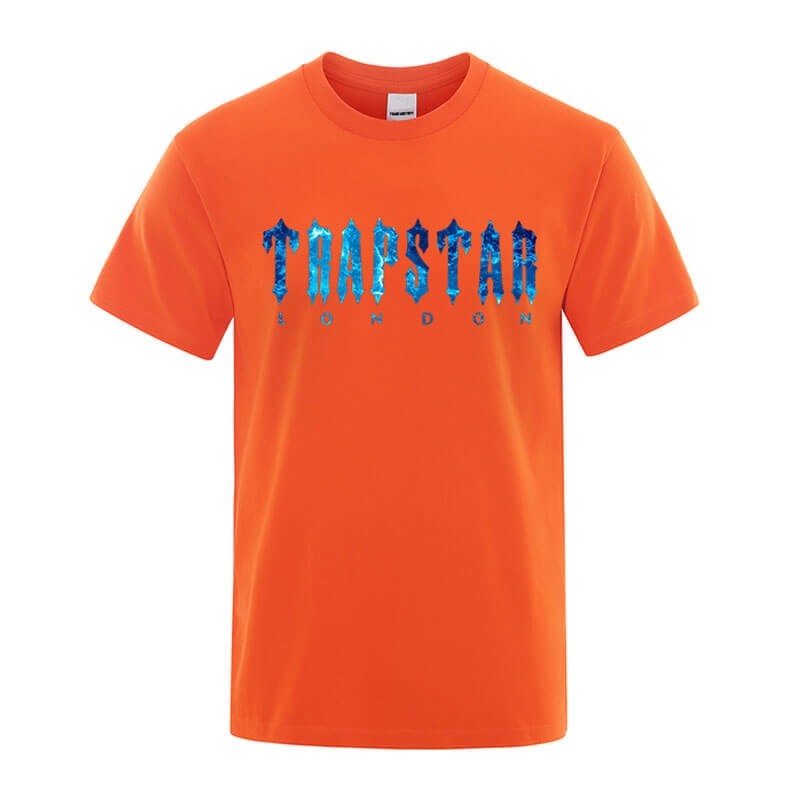 Trapstar London Chenille Tee T Shirts Herre Orange Danmark | MB77-875