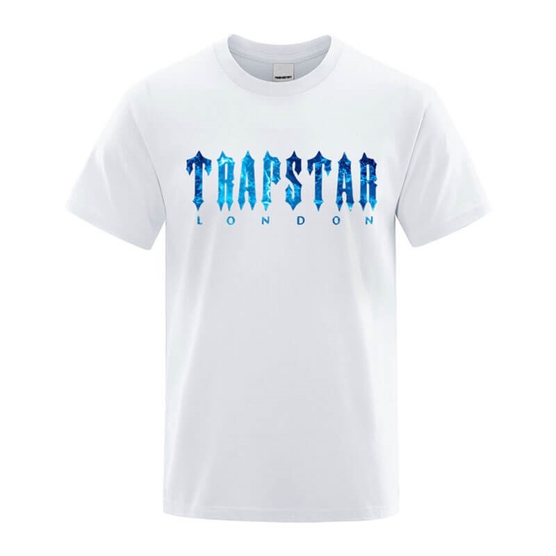 Trapstar London Chenille Tee T Shirts Herre Hvide Danmark | MG49-066