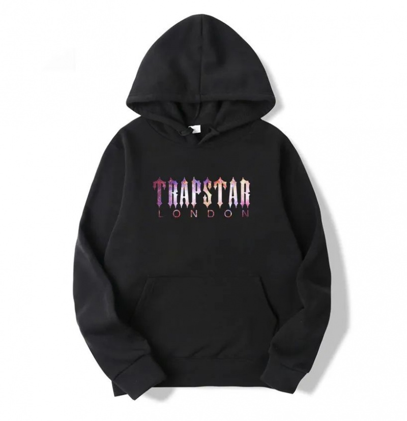 Trapstar London Galaxy Hættetrøje Herre Sort Danmark | LF12-377