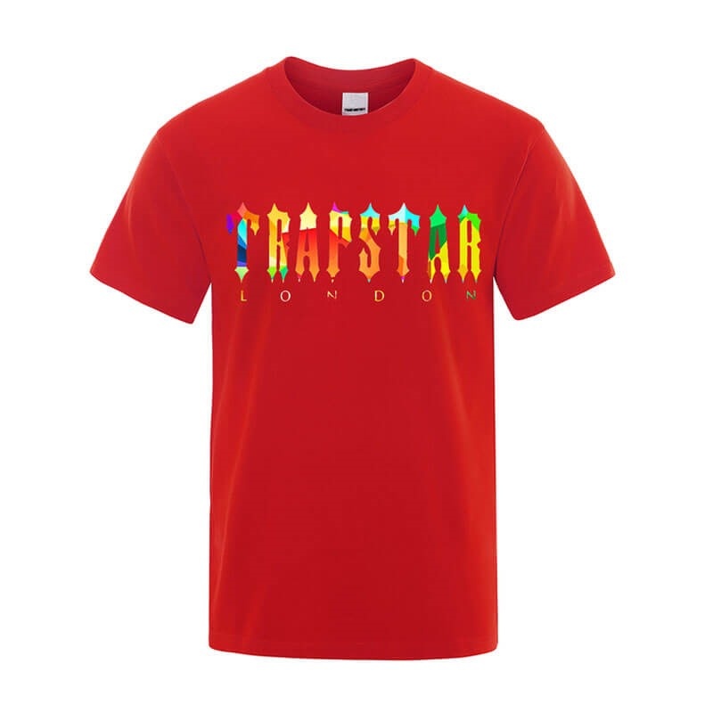 Trapstar London Lemon T Shirts Herre Rød Danmark | OQ46-738