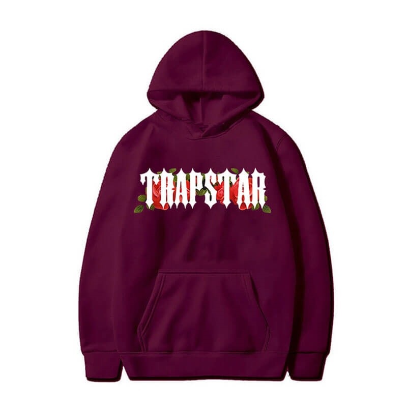 Trapstar Long Sleeve Hættetrøje Herre Bordeaux Danmark | CC65-685