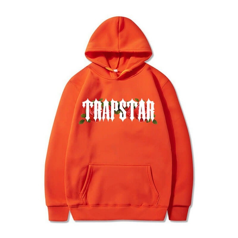 Trapstar Long Sleeve Hættetrøje Herre Orange Danmark | BY43-009