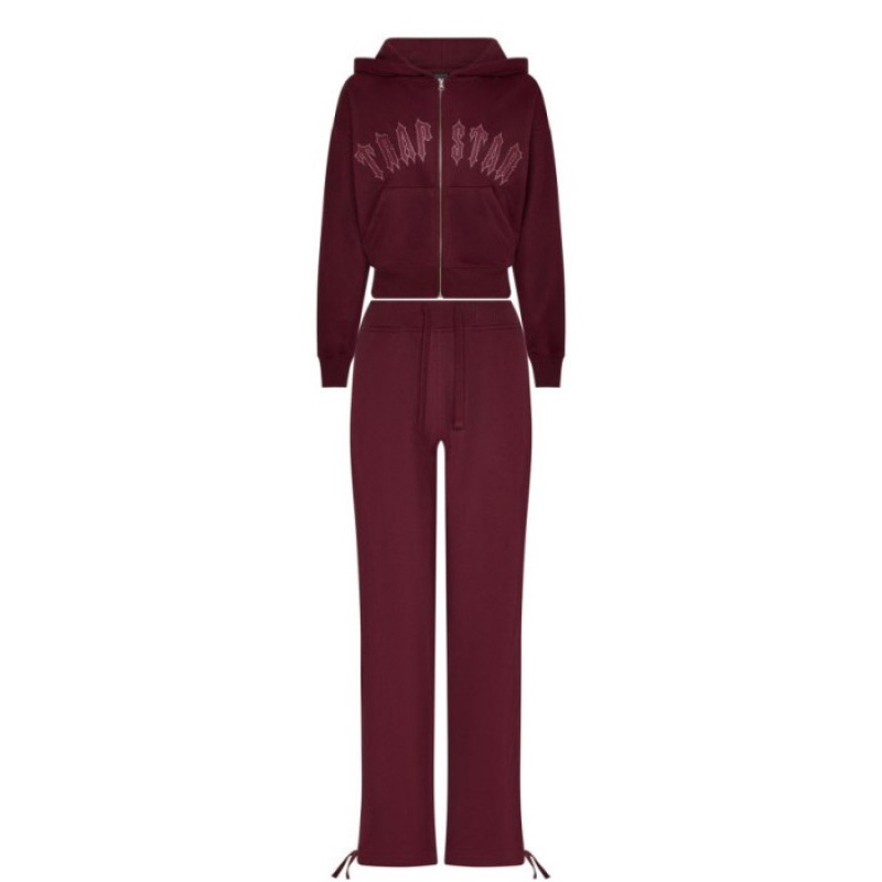 Trapstar Mesh Irongate Arch Joggingbukser Dame Bordeaux Danmark | BM67-975