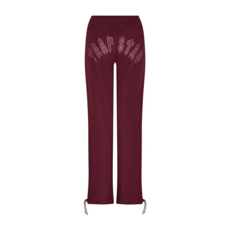 Trapstar Mesh Irongate Arch Joggingbukser Dame Bordeaux Danmark | BM67-975