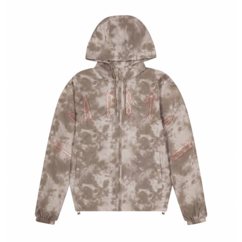 Trapstar Pigment Irongate Windbreaker Overtøj Herre Kaffe Danmark | WY36-555