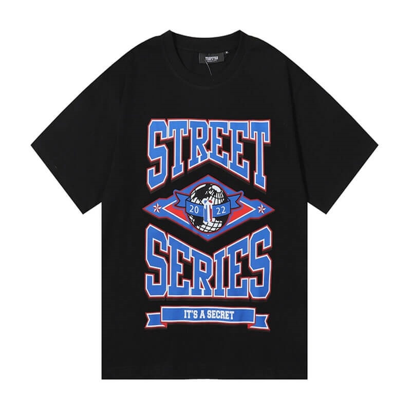 Trapstar Rainbow Street Series Tee T Shirts Herre Sort Danmark | JI79-402