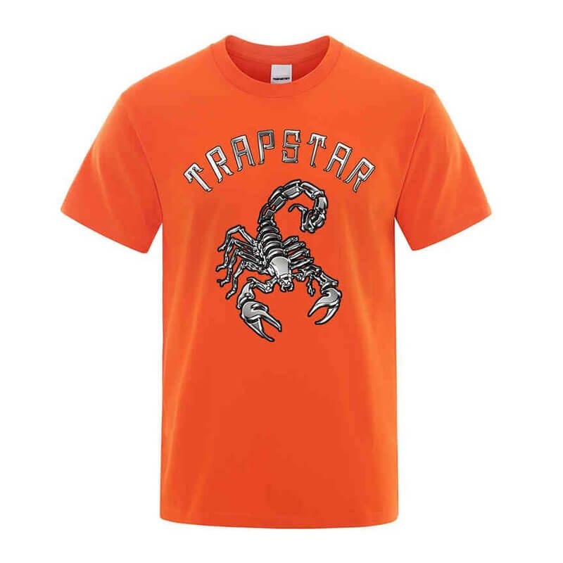 Trapstar Spider Printed Grafisk Tee T Shirts Herre Orange Danmark | WM29-683