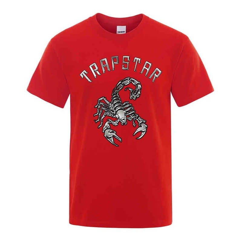 Trapstar Spider Printed Grafisk Tee T Shirts Herre Rød Danmark | IV96-519