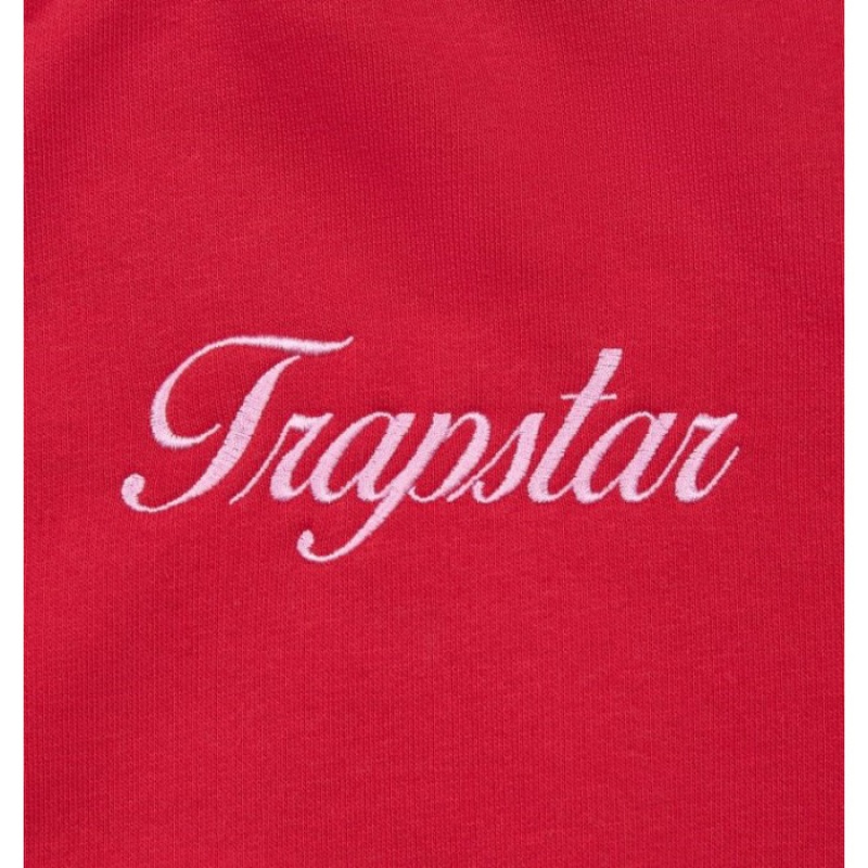 Trapstar TS-Star Zip Up Track Top Dame Rød Danmark | IA88-800