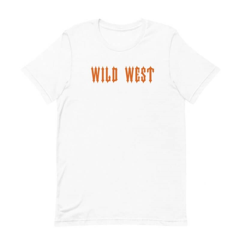 Trapstar Wild West T Shirts Herre Hvide Danmark | XD47-173