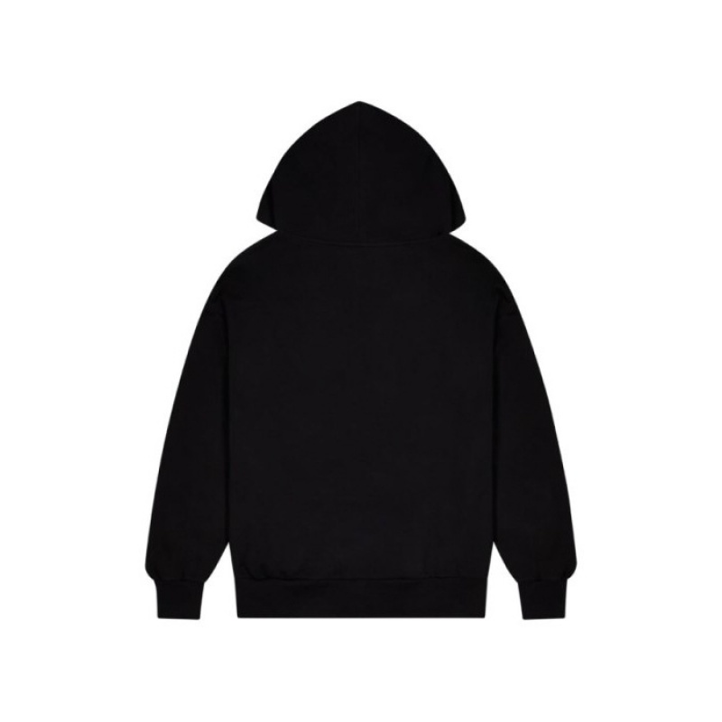 Trapstar Wildcard Chenille Hoodie Træningsdragt Herre Sort Turkis Danmark | IK33-692